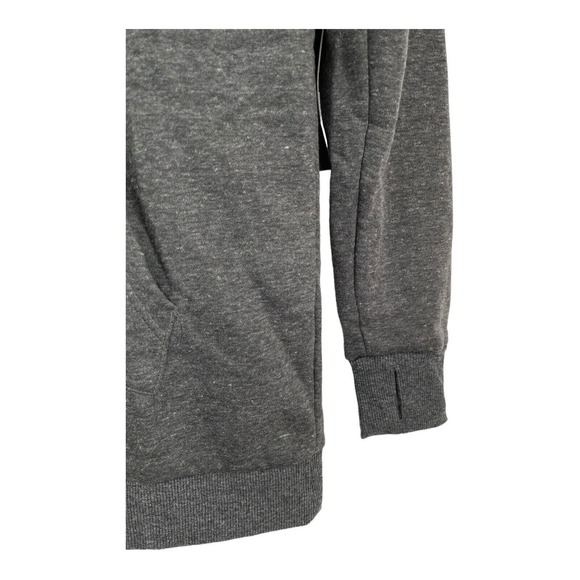 NEW Bebe Sport Women's Sweatshirt Logo Marbled‎ Gray Size Medium M - Picture 8 of 10